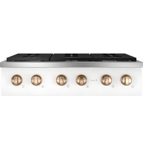 Caf(Eback)™ 36" Commercial-Style Gas Rangetop With 6 Burners (Natural Gas)