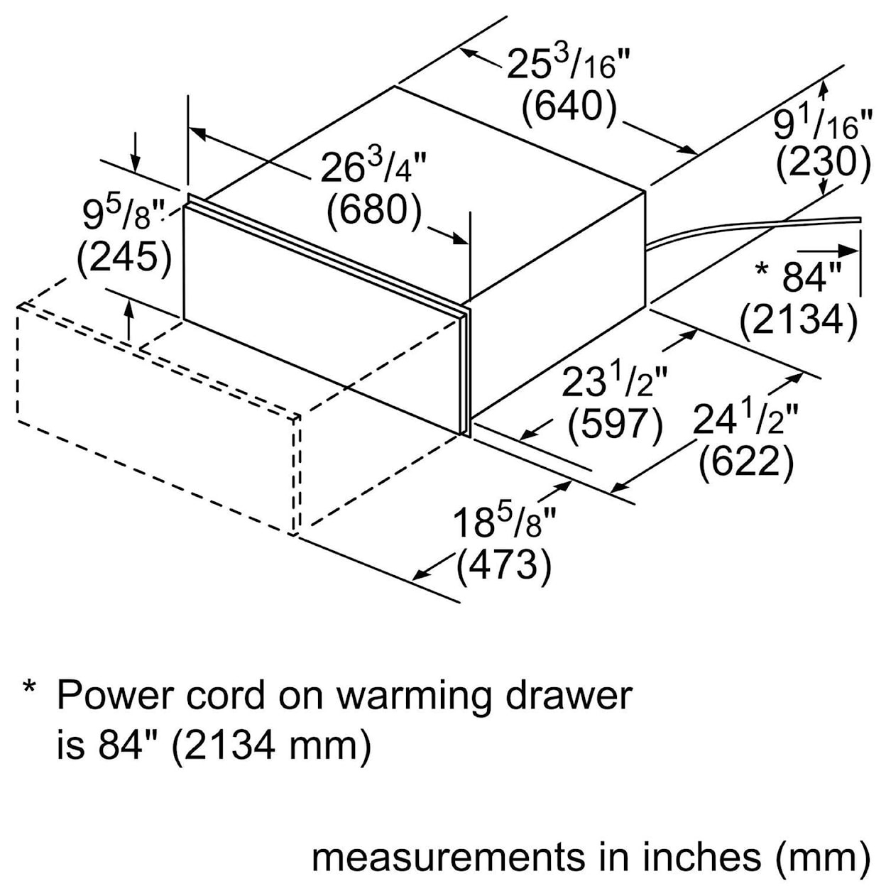 Bosch Electric Ranges Warming Drawer