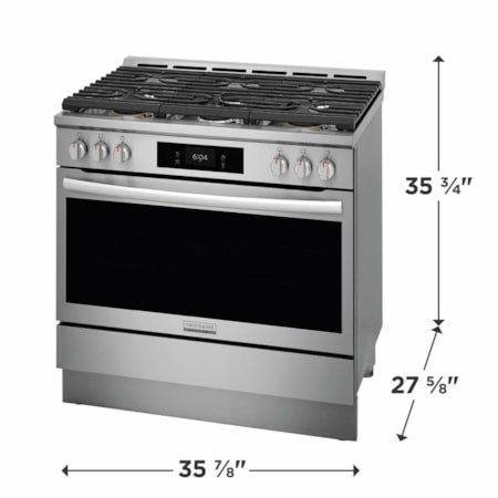 36&quot; And Larger Free Standing Gas Range