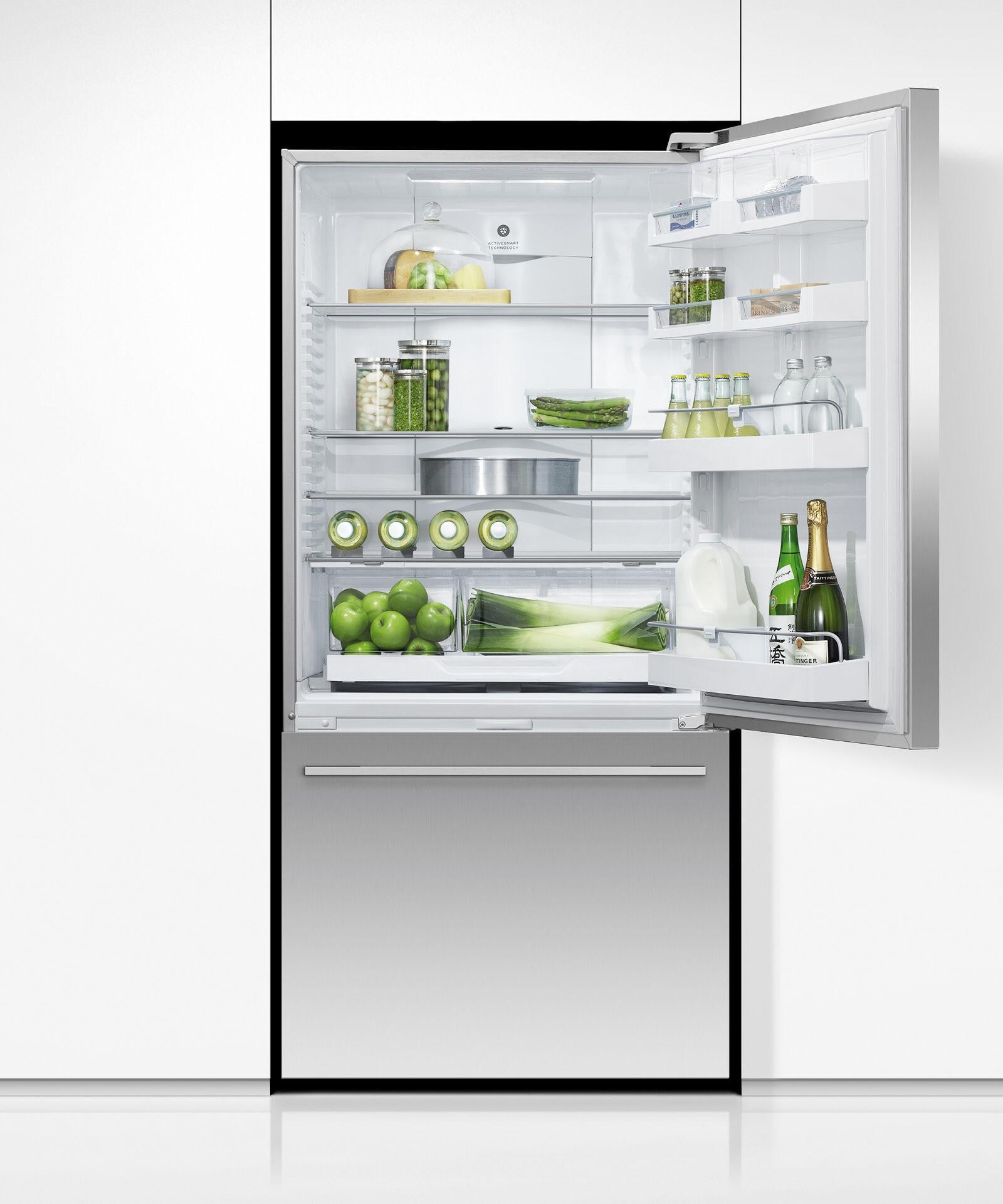 Fisher and Paykel Refrigerators Bottom Freezer Freestanding Refrigerator