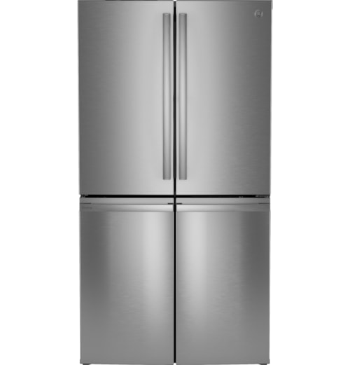 Ge Profile™ Energy Star® 22.9 Cu. Ft. Counter-Depth Quad-Door Refrigerator With Dual-Dispense Autofill Pitcher And Door In Door