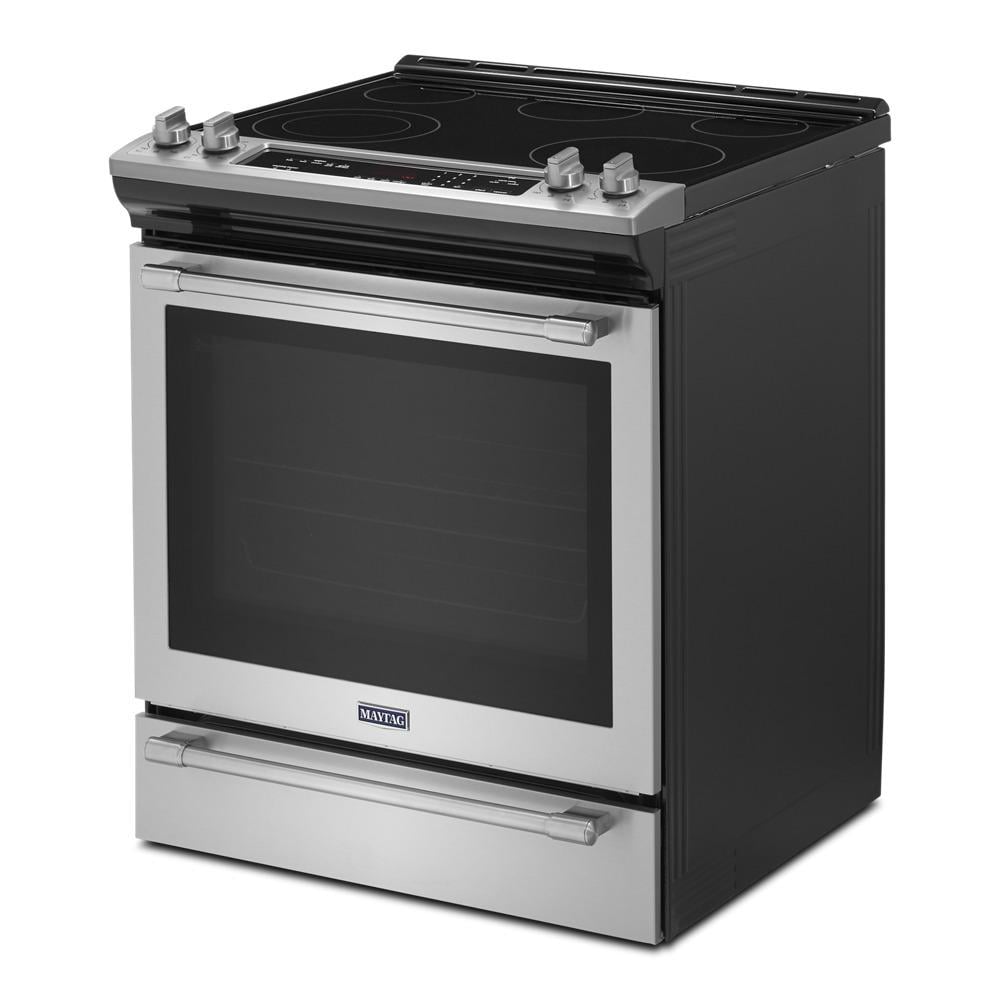 Maytag MES8800FZ 30Inch Wide SlideIn Electric Range With True