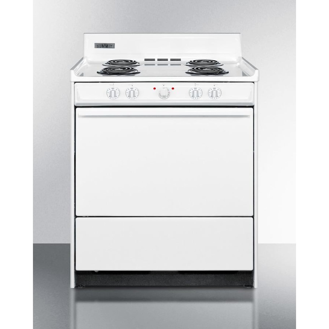 Summit Electric Ranges 30" Freestanding Coil Electric Range