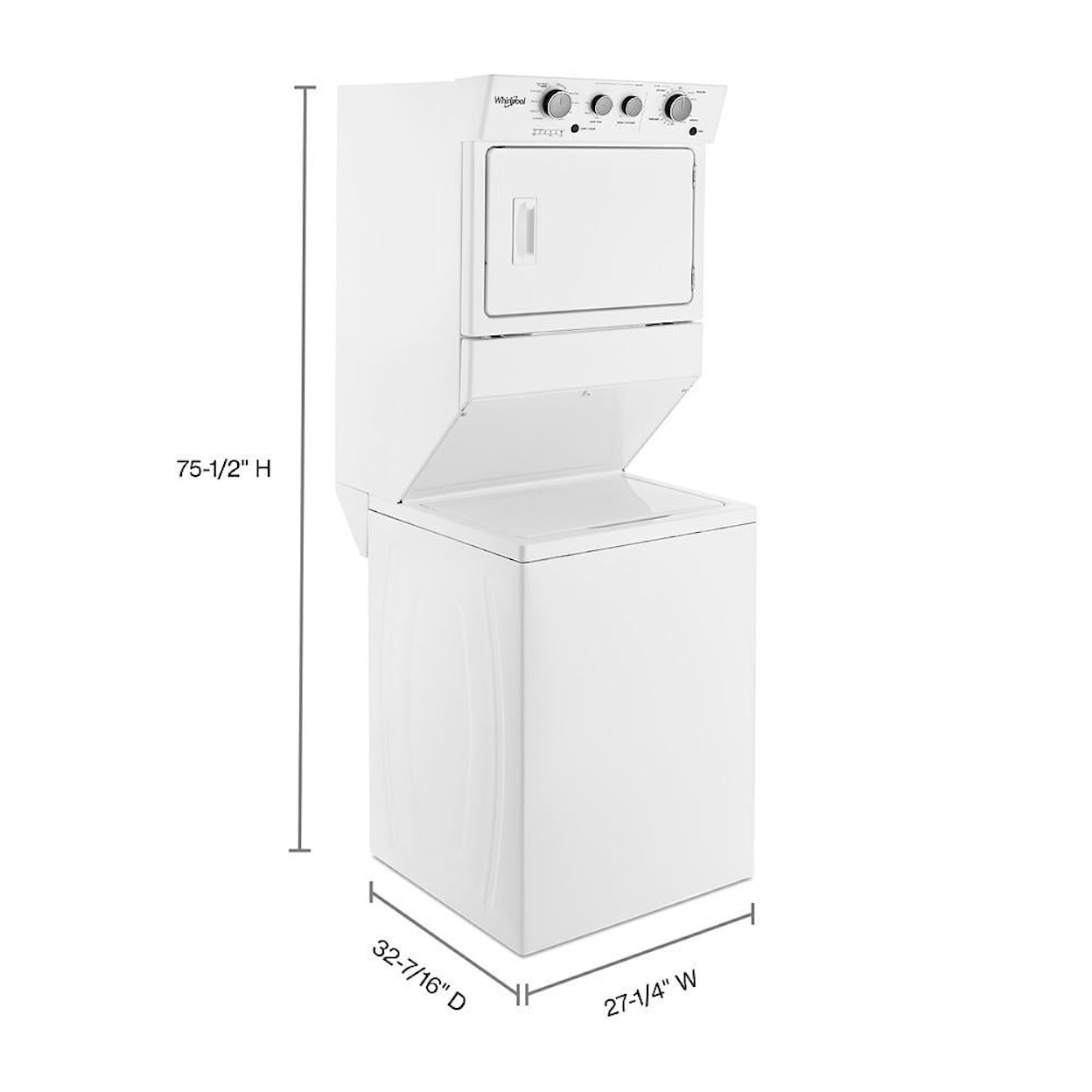 Whirlpool Laundry Washer & Dryer Combo