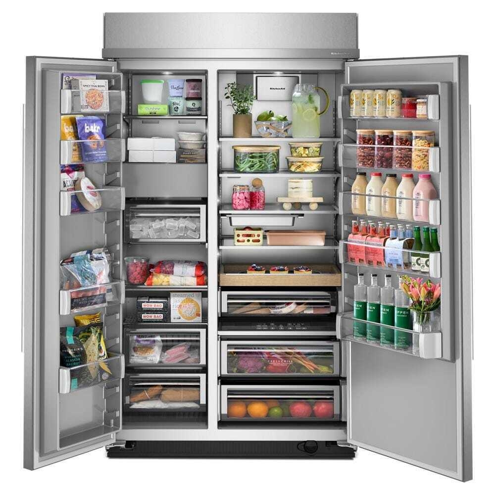 KitchenAid Refrigerators Side By Side Built In Refrigerator