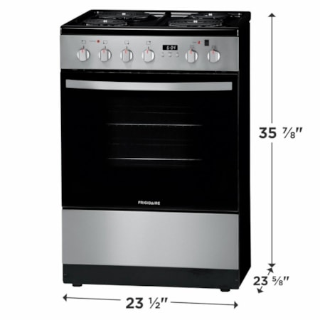 24&quot; Freestanding Coil Electric Range