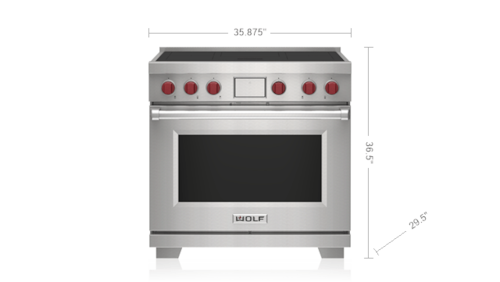 36" Professional Induction Range