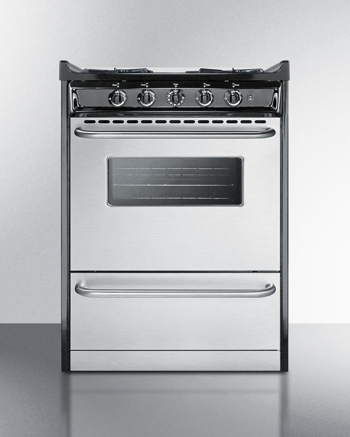 Summit Gas Ranges 24&quot; Free Standing Gas Range