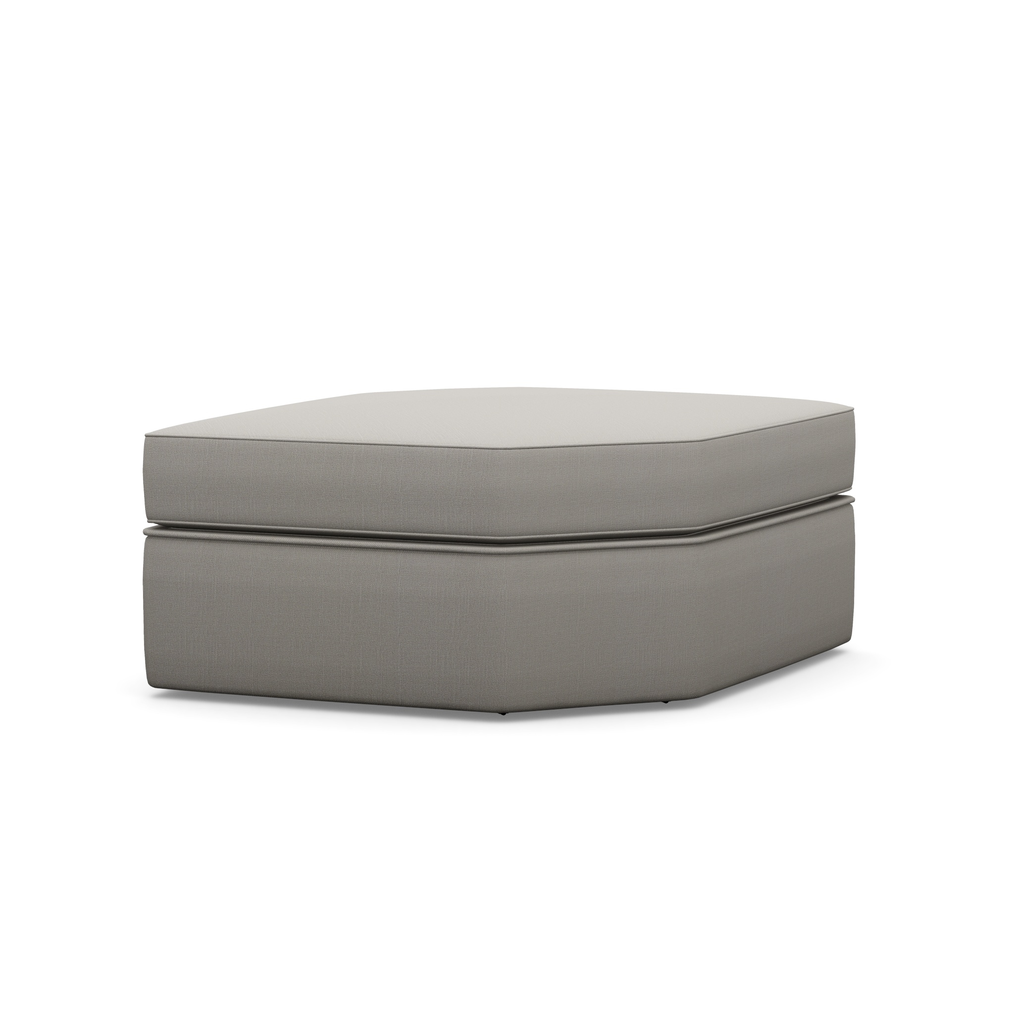 Shaped Storage Ottoman
