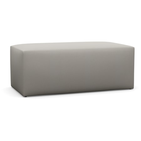 QUINN OTTOMAN-SOLID TOP