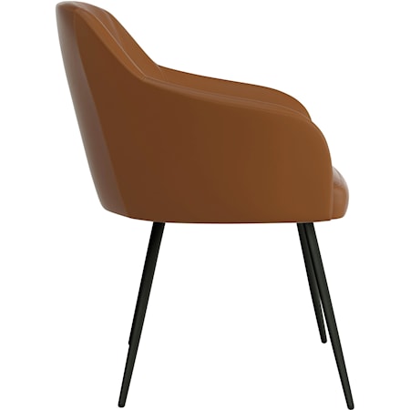Harvey Park Occasional Chair Brown 3a