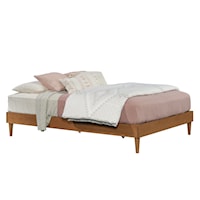 Farmhouse Queen Platform Bed Frame