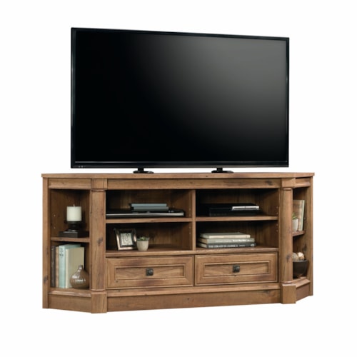 Traditional Corner Entertainment Credenza