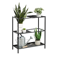 Industrial 3-Shelf Plant Stand