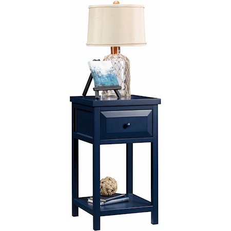 Cottage 1-Drawer Side Table with Lower Storage Shelf