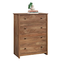 Farmhouse Four-Drawer Dresser with Easy-Glide Drawers