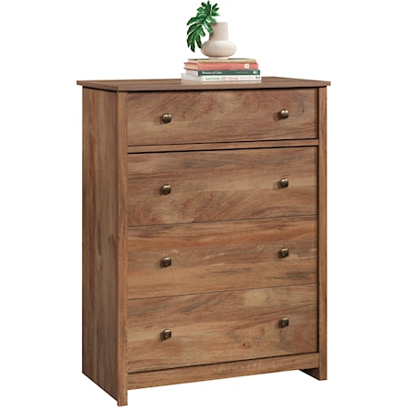 Farmhouse Four-Drawer Dresser with Easy-Glide Drawers