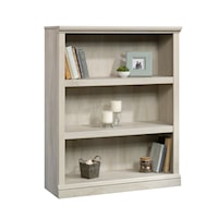 Transitional 3-Shelf Bookcase