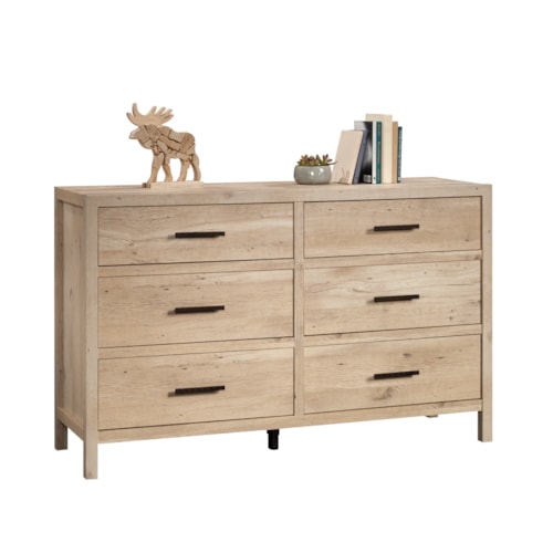 Cottage Six-Drawer Bedroom Dresser