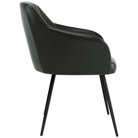 Harvey Park Occasional Chair Black 3a