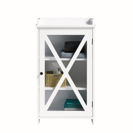 Bathroom Floor Storage Cabinet