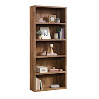 Rustic 5-Shelf Bookcase