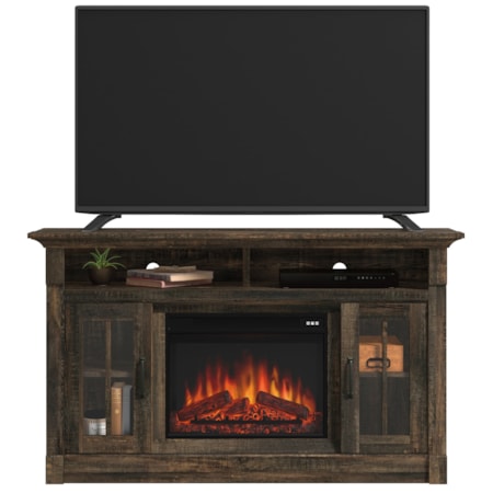 Fireplace TV Credenza