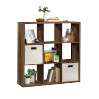 Transitional 9-Cube Cubby Organizer