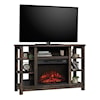 Sauder Misc Entertainment Fireplace TV Stand Credenza