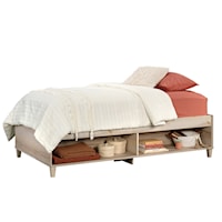 Cottage Mate's Twin Bed with Side Storage Shelves