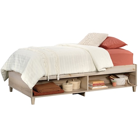 Cottage Mate's Twin Bed with Side Storage Shelves