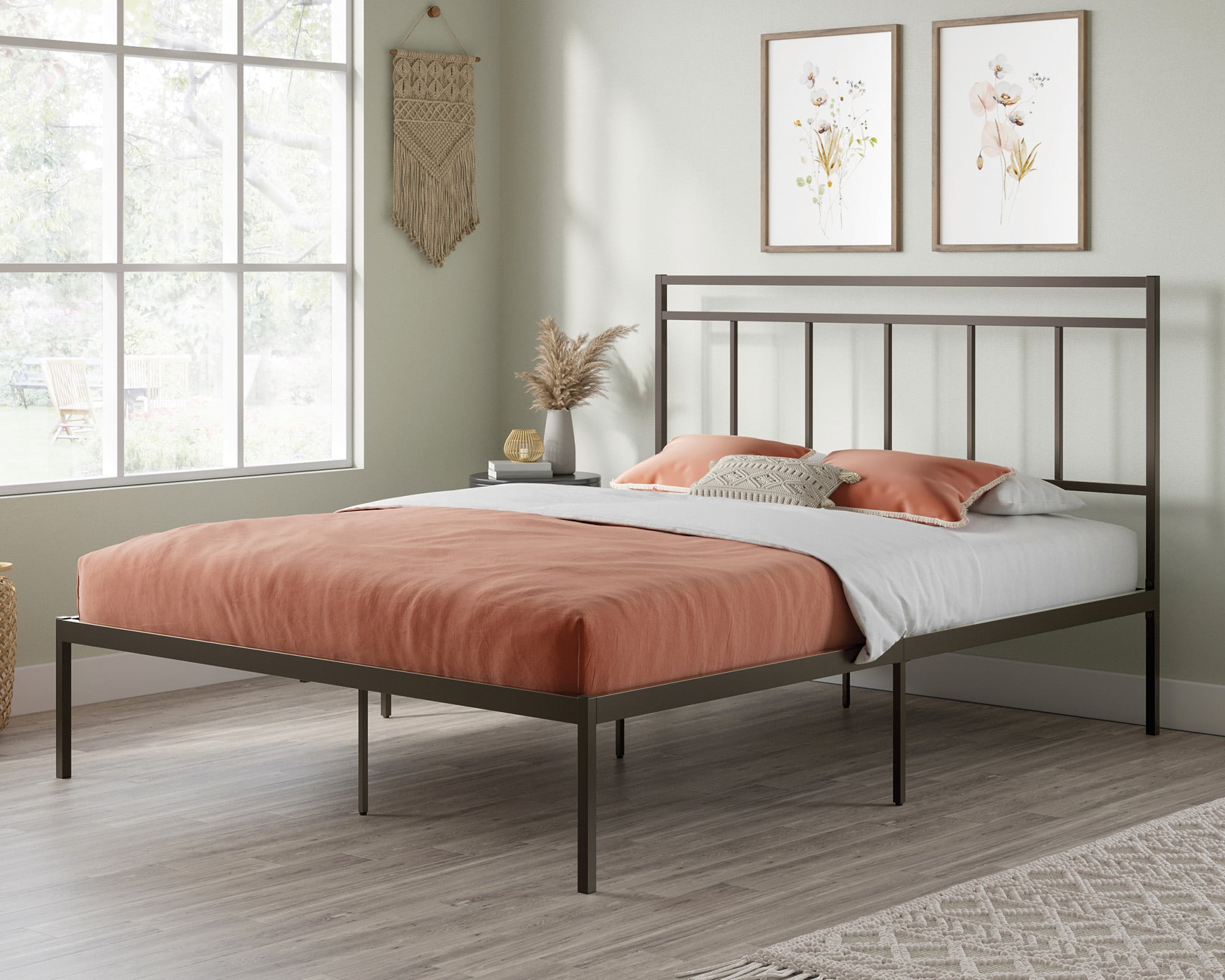 Sauder Cannery Bridge Queen Platform Bed