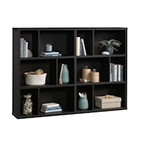 Transitional 12-Cubby Horizontal Bookcase