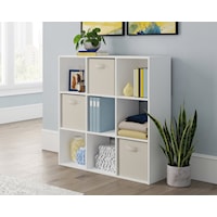 Transitional 9-Cure Organizer Storage Cubby Unit