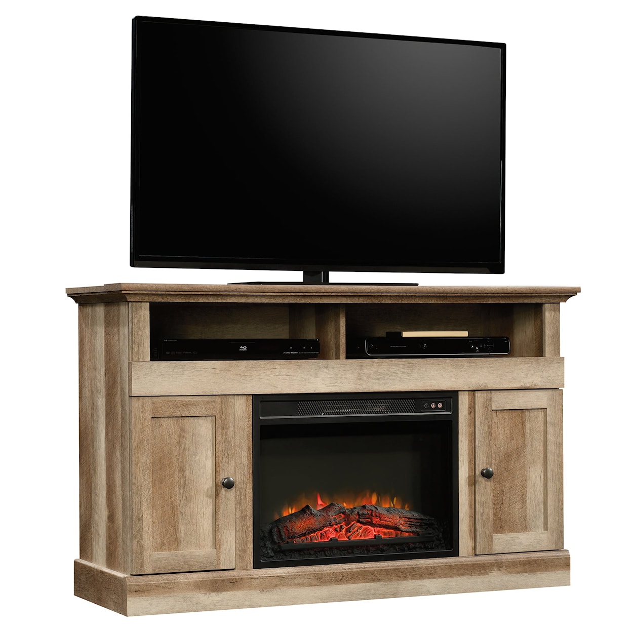 Sauder Cannery Bridge Fireplace/Entertainment Credenza