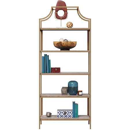 International Lux Bookcase Deco Stone