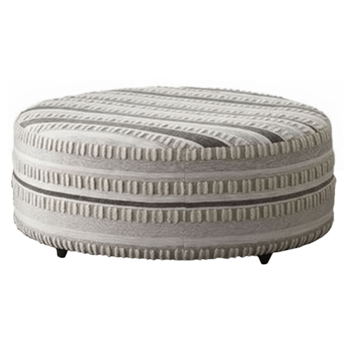 Vista Contemporary Round Cocktail Ottoman