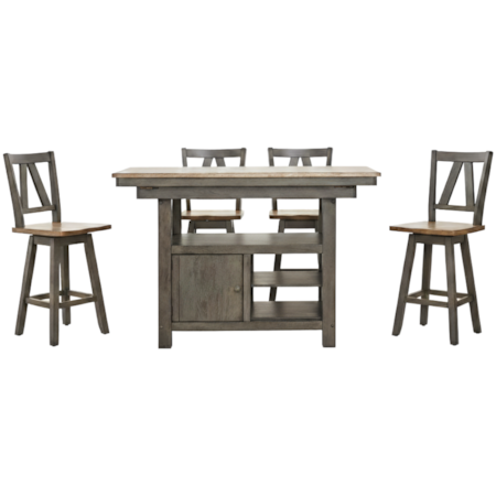 5-Piece Gathering Table Set