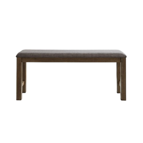 Transitional Upholstered Counter Bench with Nylon Chair Glides
