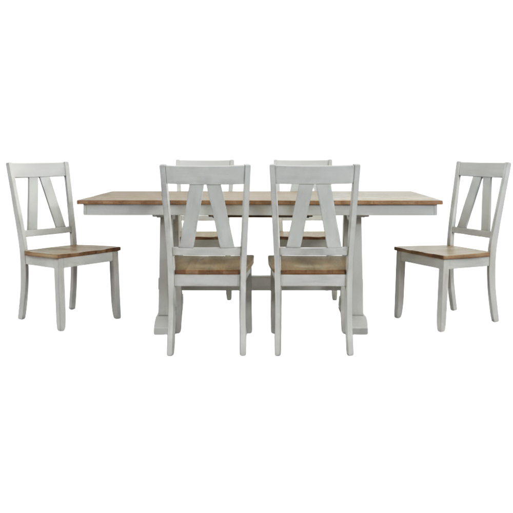 Lindsey Farm 7-Piece Dining Set