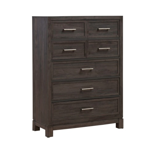 Contemporary 5-Drawer Bedroom Chest