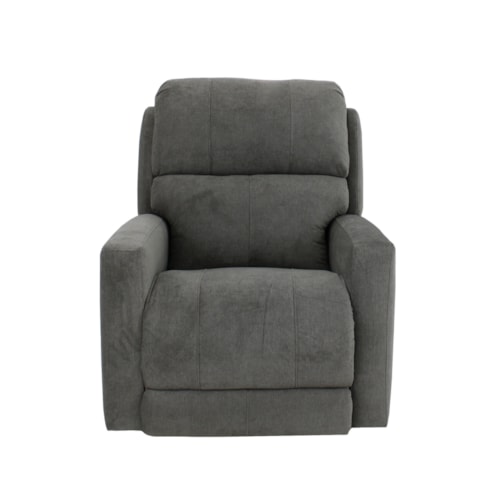 Casual Power Recliner with Power Lumbar Support, Power Headrest and Wireless Remote