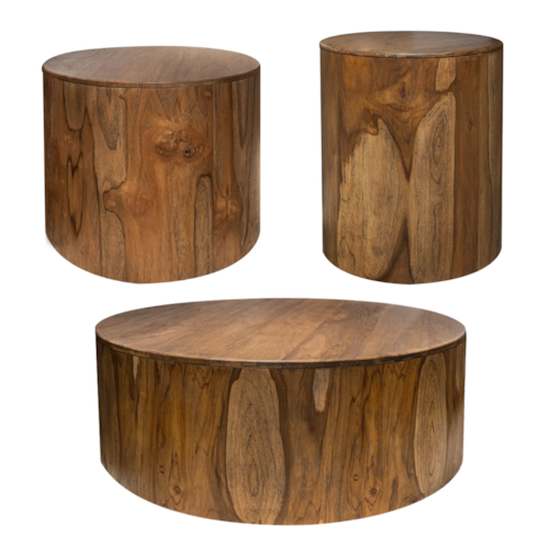 Modern Rustic 3-Piece Occasional Set