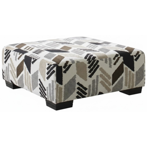 Transitional Accent Ottoman