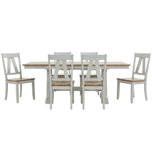 Lindsey Farm 7-Piece Dining Set