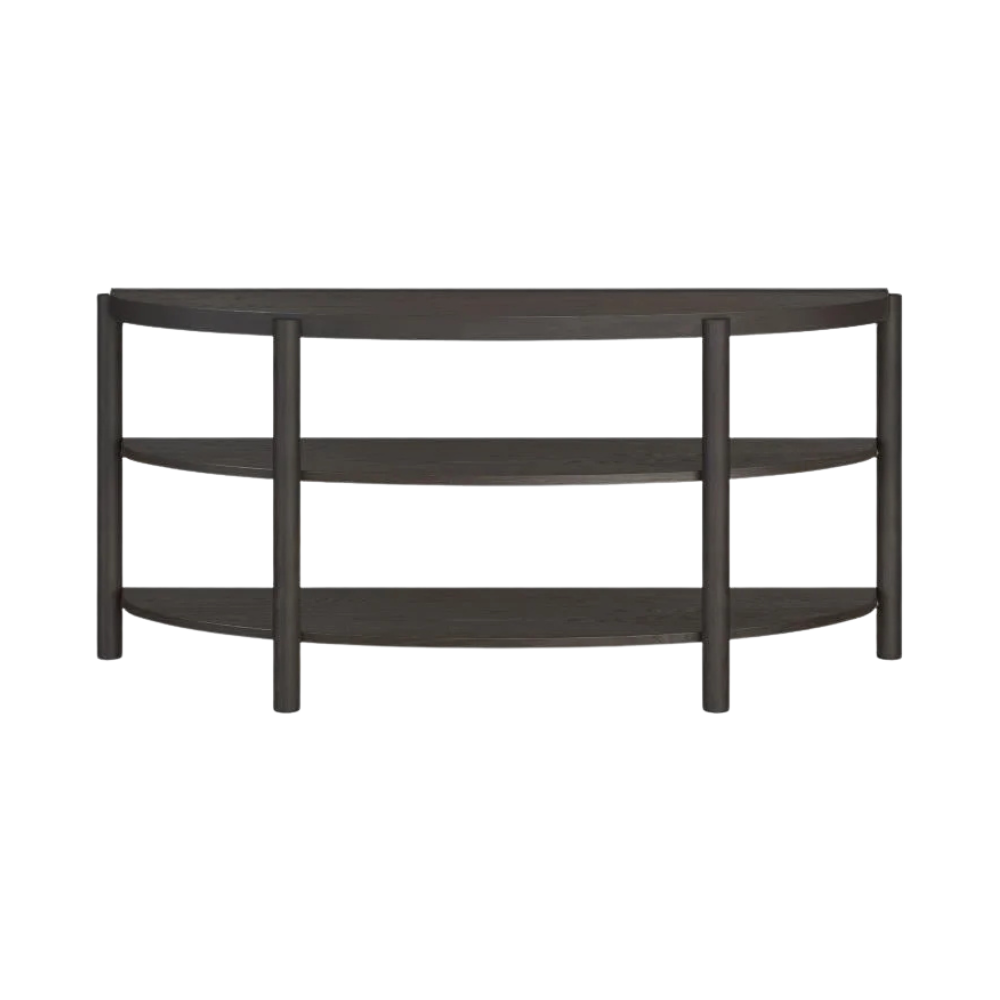 Dale 3-Shelf Sofa Table with Shaped Shelving