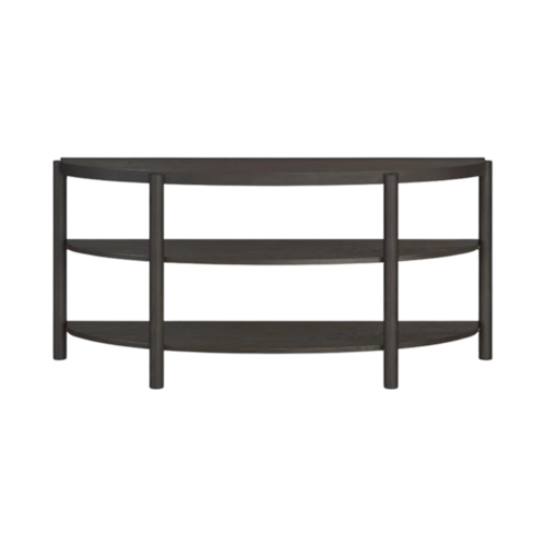 Dale 3-Shelf Sofa Table with Shaped Shelving