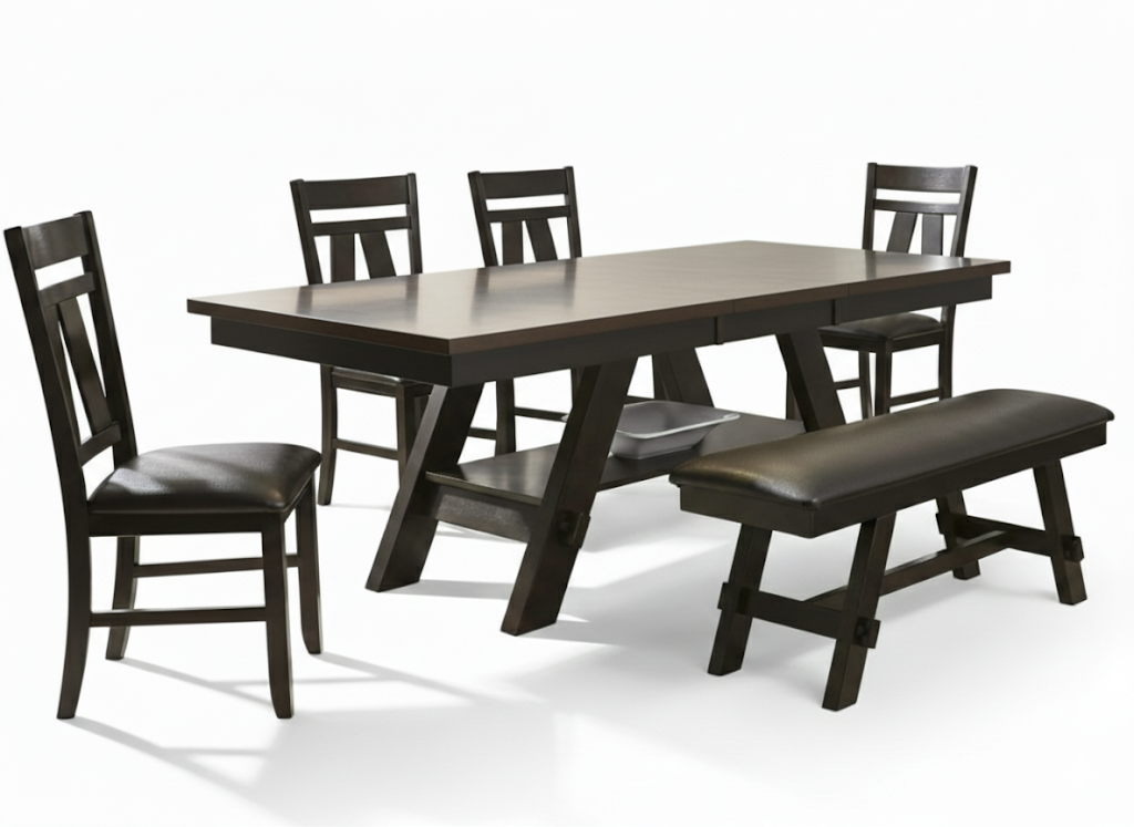 6 Piece Rectangular Table Set
