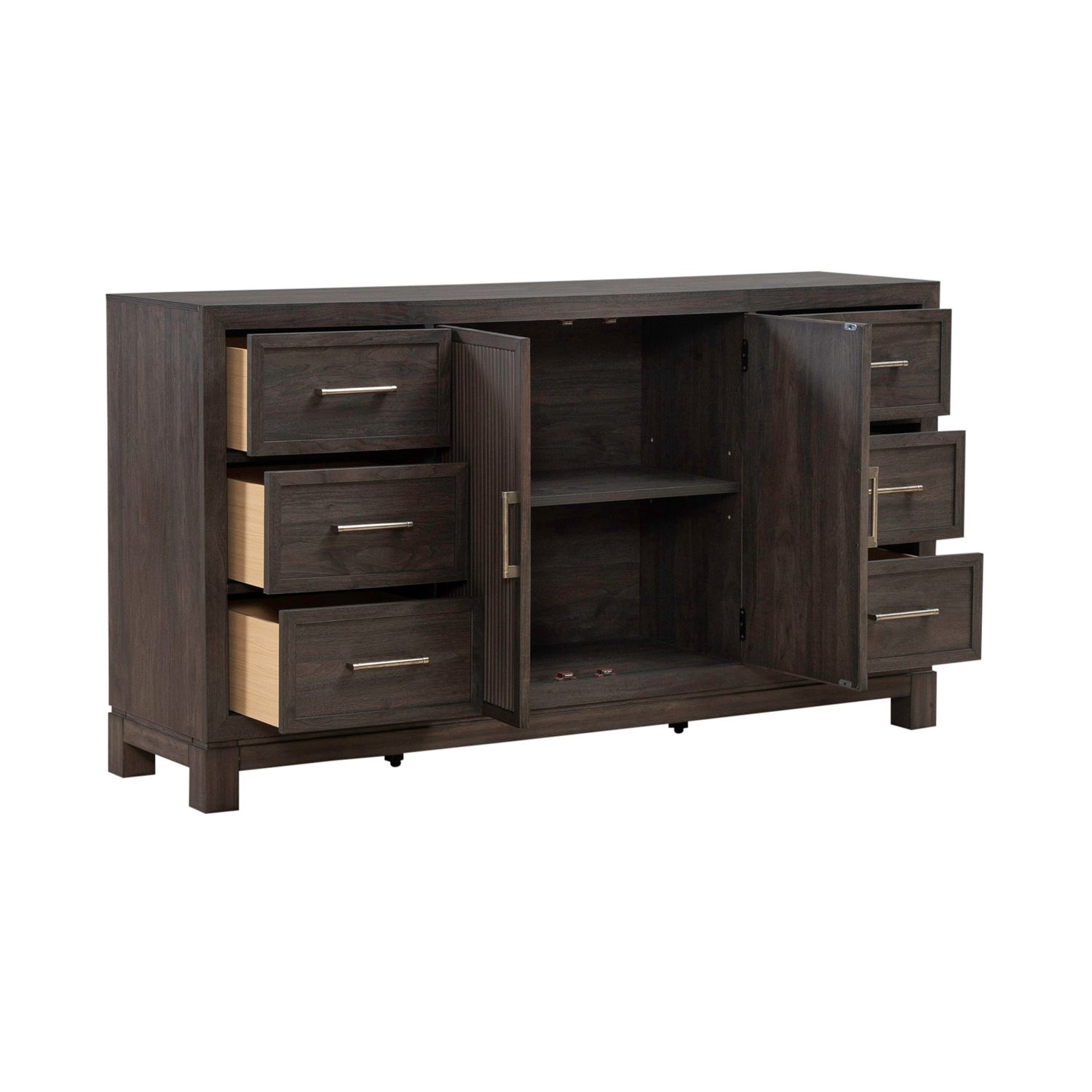6-Drawer Dresser with Doors