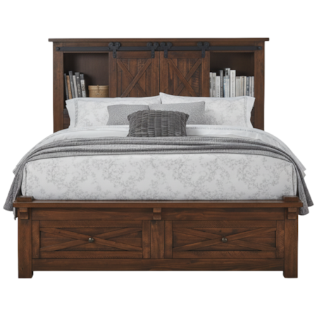 King Bed with Footboard Bench